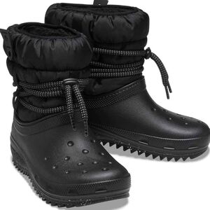 CROCS Sleek Black Winter Boots